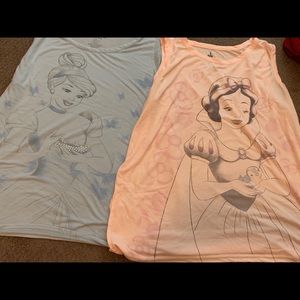 Lot of 2 Women’s 1x Disney Tank Tops